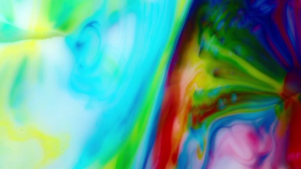 Full HD. Fundo abstrato. Liquid ink blending burst swirl fluid — Vídeo de Stock