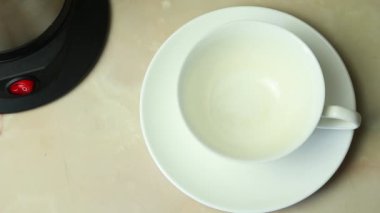 Bir fincanda sıcak Türk Kahvesi