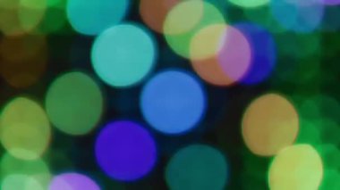 Parti için renkli büyük bokeh ışıkları arkaplanı