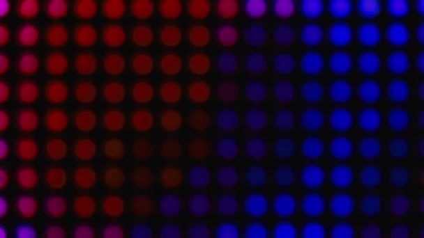 Colorful large bokeh lights background for party — Stock Video