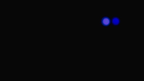 党的五彩缤纷的打乒乓球背景灯 — 图库视频影像