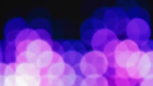 Фіолетовий боке запалює фон для вечірки — стокове відео