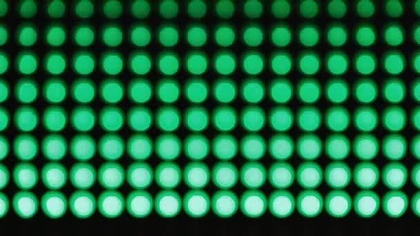 Linhas verde bokeh luzes efeito fundo para festa — Vídeo de Stock