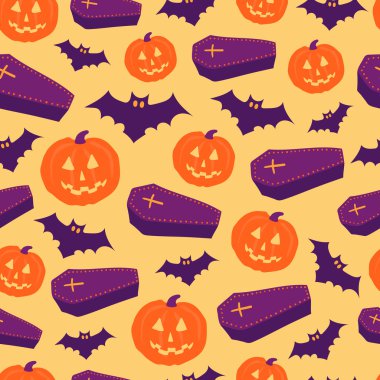 Dikişsiz halloween desen
