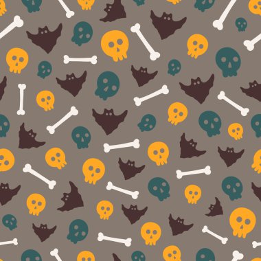 Dikişsiz halloween desen