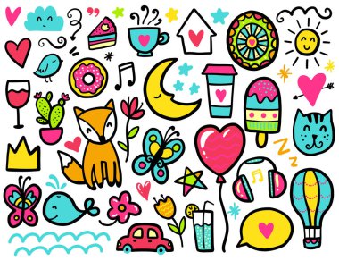 Doodles'ın tatlı öğeleri