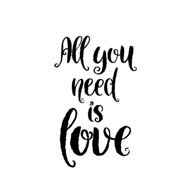 Vektör elle çizilmiş yazı poster