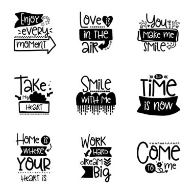 Vektör hat Dekor elemanları ile