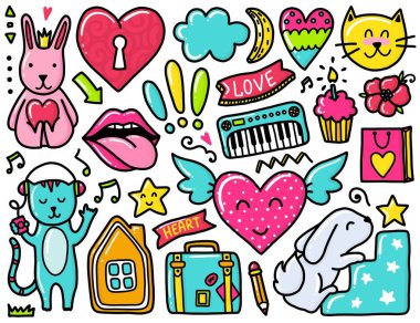 Doodles'ın tatlı öğeleri