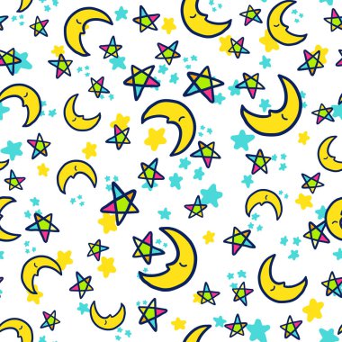 Sevimli, pürüzsüz desen çizer