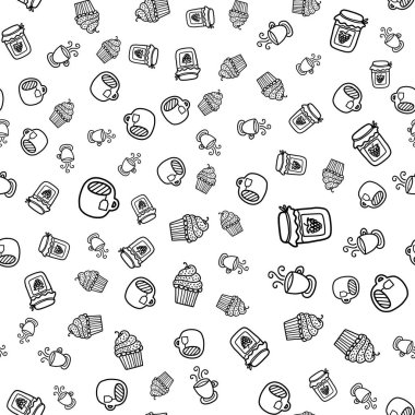 Sevimli, pürüzsüz desen çizer