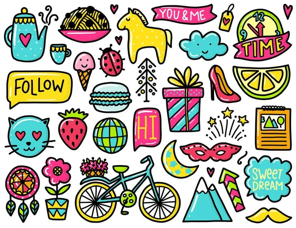 Doodles'ın tatlı öğeleri