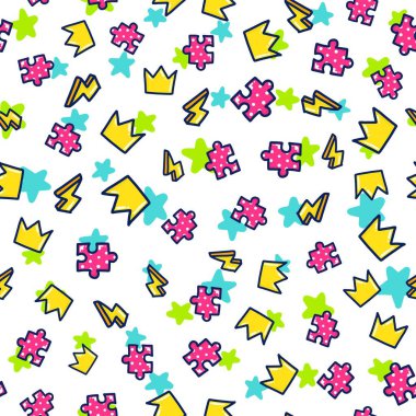 Sevimli, pürüzsüz desen çizer