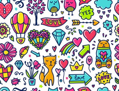 Sevimli, pürüzsüz desen çizer.