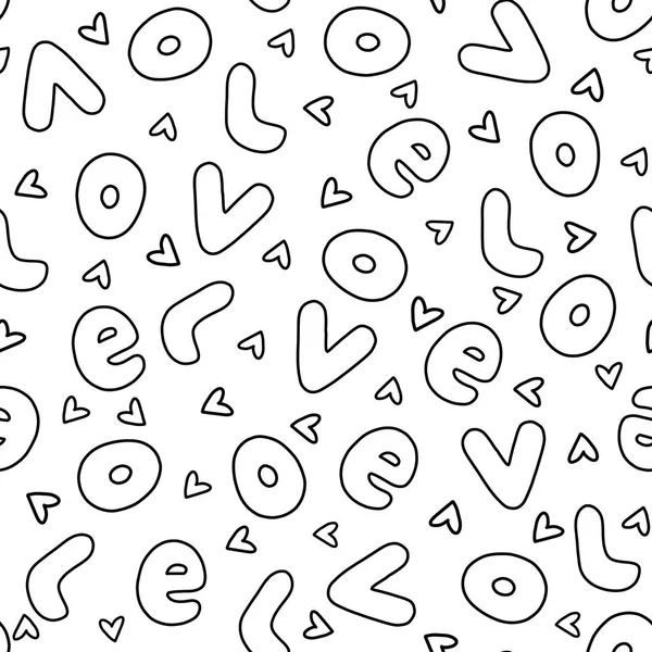 Doodles carino modello senza soluzione di continuità . — Vettoriale Stock