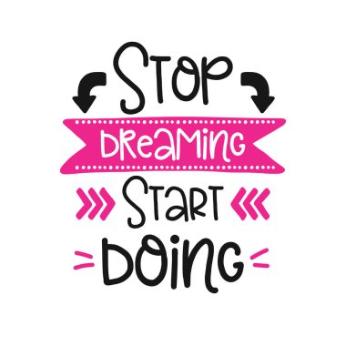 Vektör poster tümcecik ile