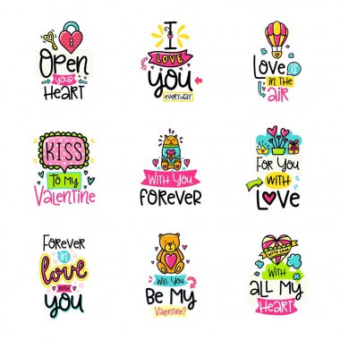 Vektör hat Dekor elemanları ile