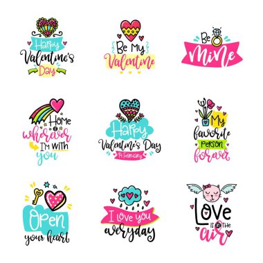 Vektör hat Dekor elemanları ile