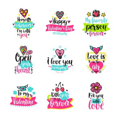 Vektör hat Dekor elemanları ile