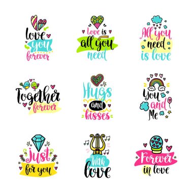 Vektör hat Dekor elemanları ile