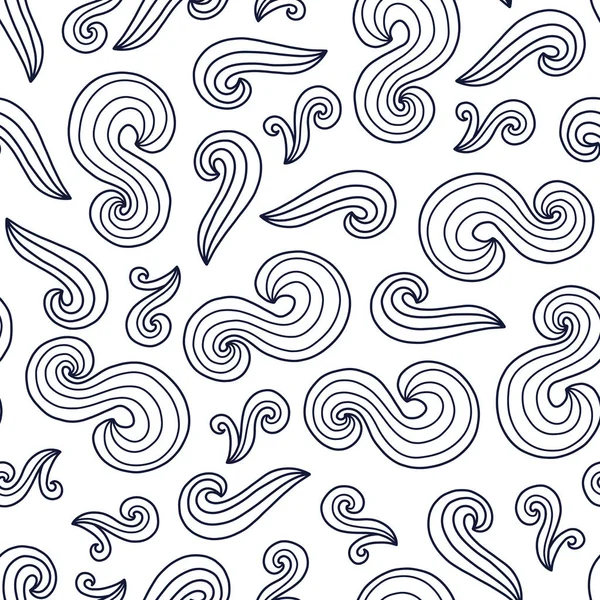 Doodles carino modello senza soluzione di continuità — Vettoriale Stock