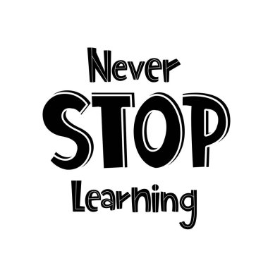 Vektör yazı poster