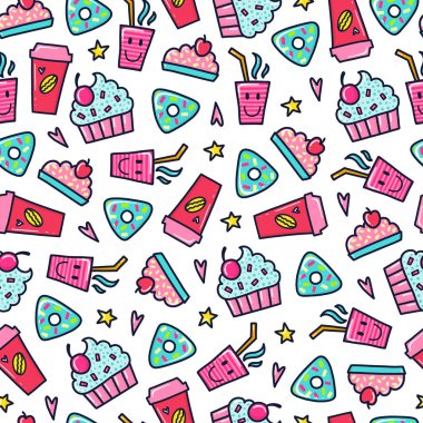 Vektör karalamalar desen