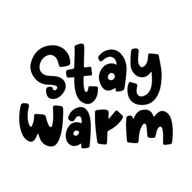 Vektör poster tümcecik ile