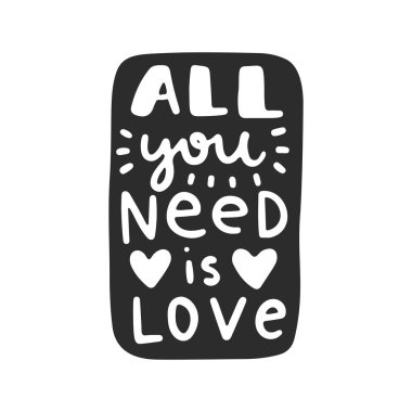 Vektör yazı poster