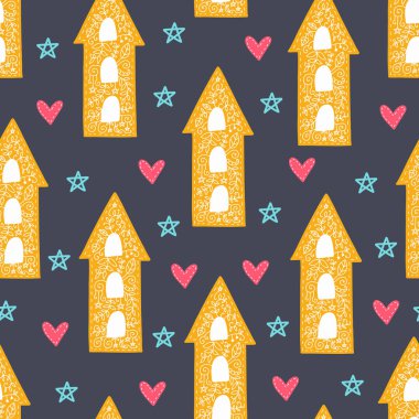 Sorunsuz hygge İskandinav desen