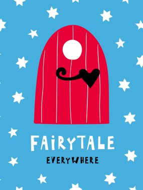 Fairytale vektör poster