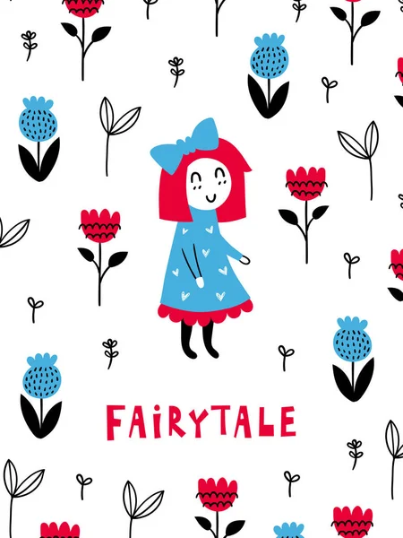 Fairytale vector poster — Stockvector
