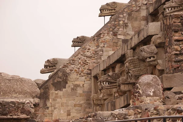 Azték piramis, Teotihuacan — Stock Fotó