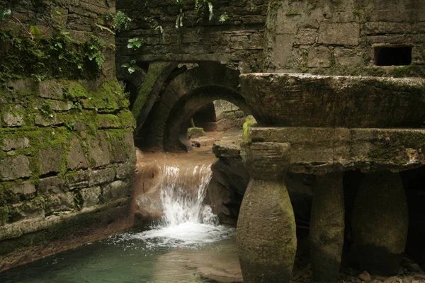 Las Pozas, Xilitla Mexico 'da Edward James' in sürrealist botanik bahçesi.