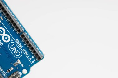 Fotoğraf Arduino Uno kurulu ayrıntıları, İtalyan teknolojisi