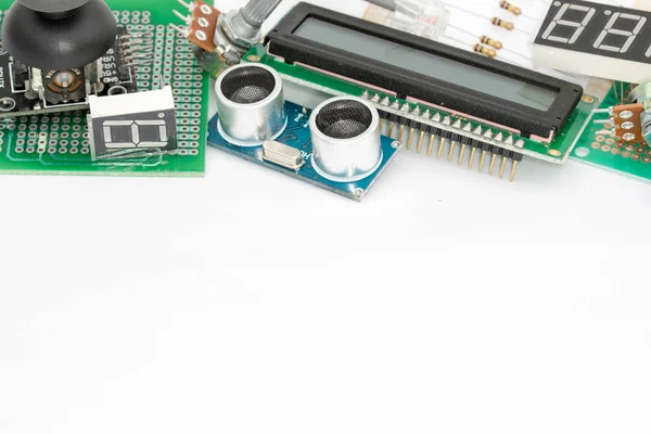 Arduino ve elektronik ürünler, hazır DIY projeler için — Stok fotoğraf