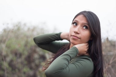 Genç Bayan gizemli biri yıldızı