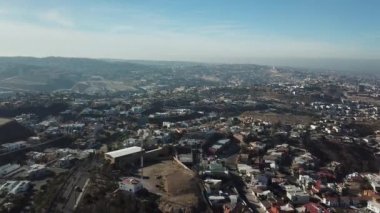 Tijuana banliyö bölgesi, İnşaat Mühendisliği ve şehircilik havadan görünümü