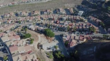 Tijuana banliyö bölgesi, İnşaat Mühendisliği ve şehircilik havadan görünümü