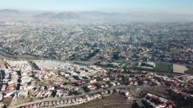 Tijuana banliyö bölgesi, İnşaat Mühendisliği ve şehircilik havadan görünümü