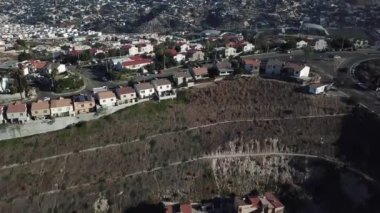 Tijuana banliyö bölgesi, İnşaat Mühendisliği ve şehircilik havadan görünümü