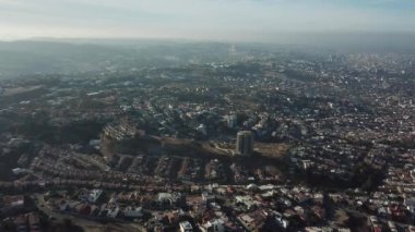 Tijuana banliyö bölgesi, İnşaat Mühendisliği ve şehircilik havadan görünümü