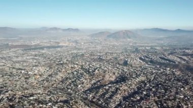 Tijuana banliyö bölgesi, İnşaat Mühendisliği ve şehircilik havadan görünümü