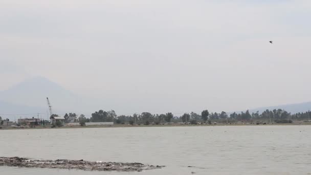 Chalco Gölü Tenochtitlan Diğer Görkemli Gölleri — Stok video