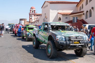ENSENADA, MEXICO, september 12th 2019: Start of the Baja 400 of 2019, off road race clipart