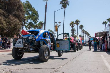 Ensenada, Meksika, 12 Eylül 2019: Baja 400 'ün başlangıcı, off-road yarışı