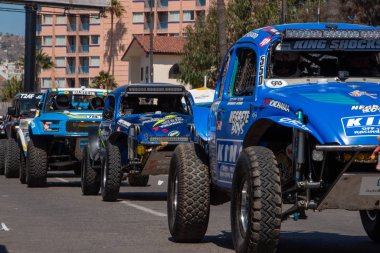 Ensenada, Meksika, 12 Eylül 2019: Baja 400 'ün başlangıcı, off-road yarışı