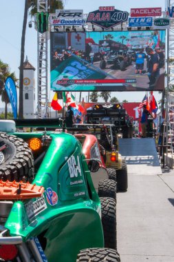 Ensenada, Meksika, 12 Eylül 2019: Baja 400 'ün başlangıcı, off-road yarışı