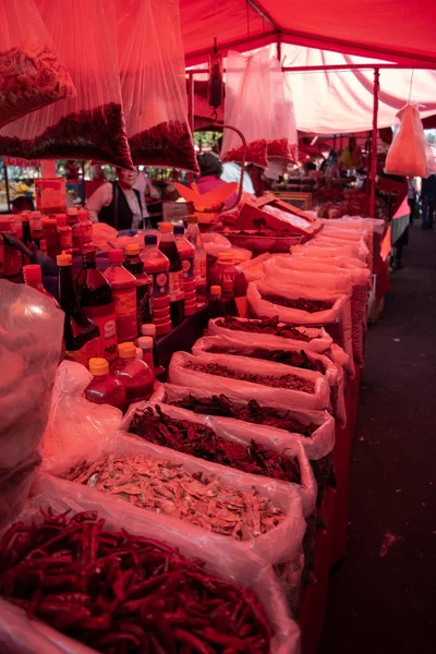 Villa Panamericana Cdmx Mexico December 5Th 2019 Bulk Food Grains — Stock Photo, Image