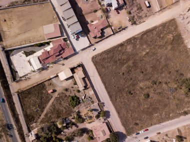 İnşaat için bekleyen arazi manzarası